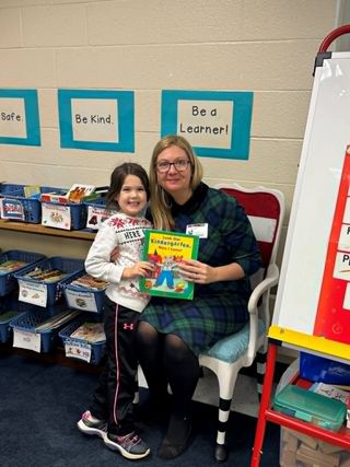 Tamara with her daughter at a Springfield school